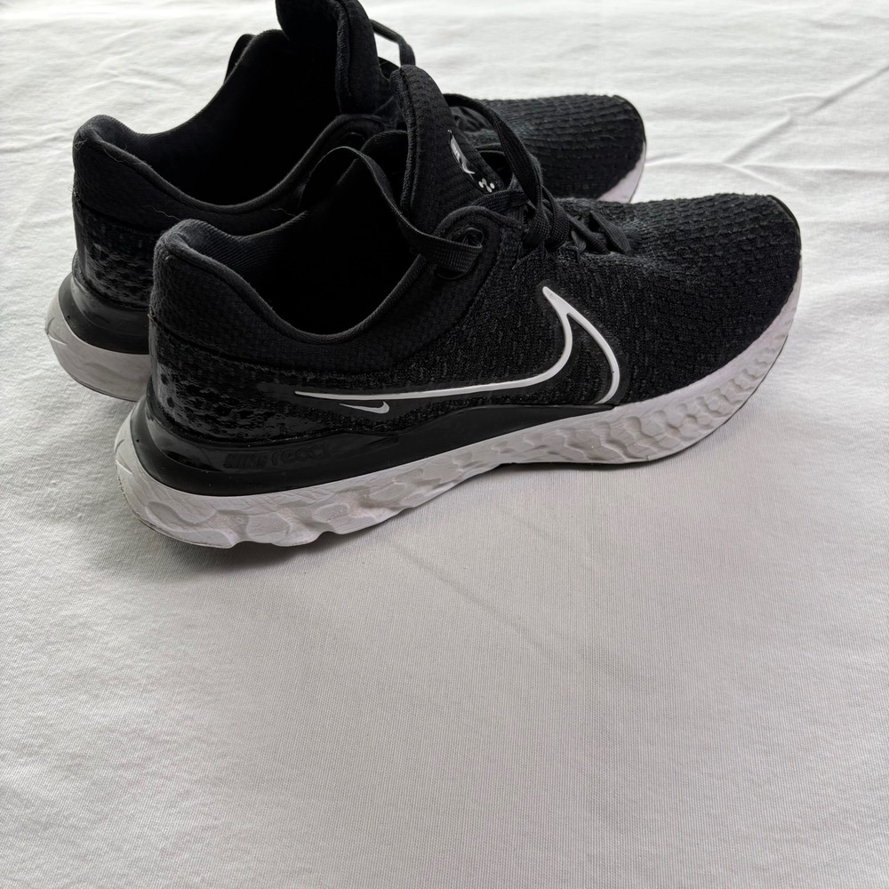 Nike, React Infinity Flyknit 3, Black, Men's 10.5, good, MSRP $160